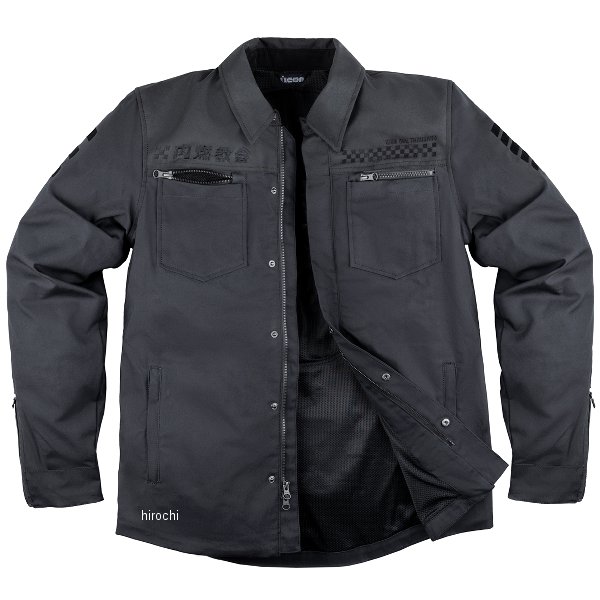 アイコン ICON 秋冬モデル ジャケット UPSTATE NATIONAL 黒 2XLサイズ 2820-6564 JP店｜株式会社ヒロチー商事 店
