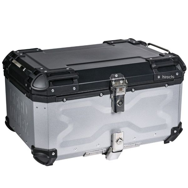 【メーカー在庫あり】 ハードワークス HARD WORX アルミトップケース HXNE65 SILVER 65L HXNE65S JP店