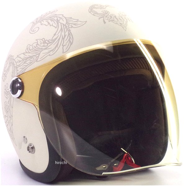 ナナニージャム 72JAM ジェットヘルメットHEART アイボリーベース マット Sサイズ(55-57cm未満) JJ-27 JP店
