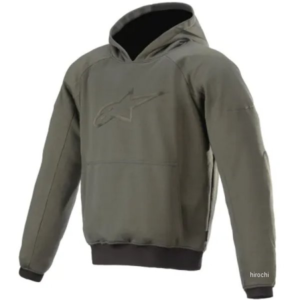 4209221 アルパインスターズ AGELESS HOODIE ミリタリーグリーンメランジ 2XLサイズ 8059175367557 JP店