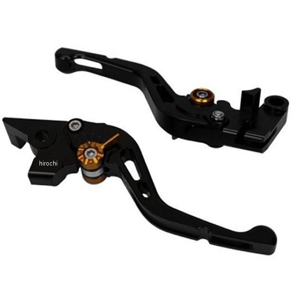 【メーカー在庫あり】 ユーカナヤ U-KANAYA アルミビレットショートレバーセット GPタイプ 23年以降 Ninja ZX-4R SE、ZX-4RR 黒 KA082-011-0601 JP店
