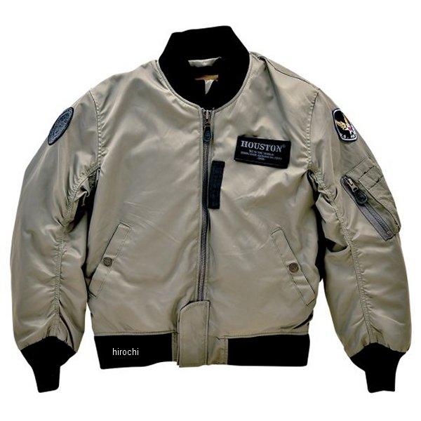 HTVA2211W ヒューストン HOUSTON 2024年秋冬モデル ジャケット MA-1 M/C ガンメタル 3XLサイズ HTVA2211WGM3 JP店