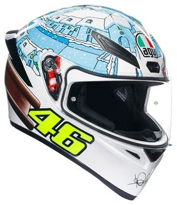 エージーブイ AGV フルフェイスヘルメット K1 S 024-ROSSI WT 2017 Sサイズ(55-56cm) 18394007024-S JP店