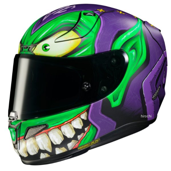 HJH224 エイチジェイシー HJC フルフェイスヘルメット MARVEL RPHA11 グリーンゴブリン Lサイズ HJH224GR81L JP店