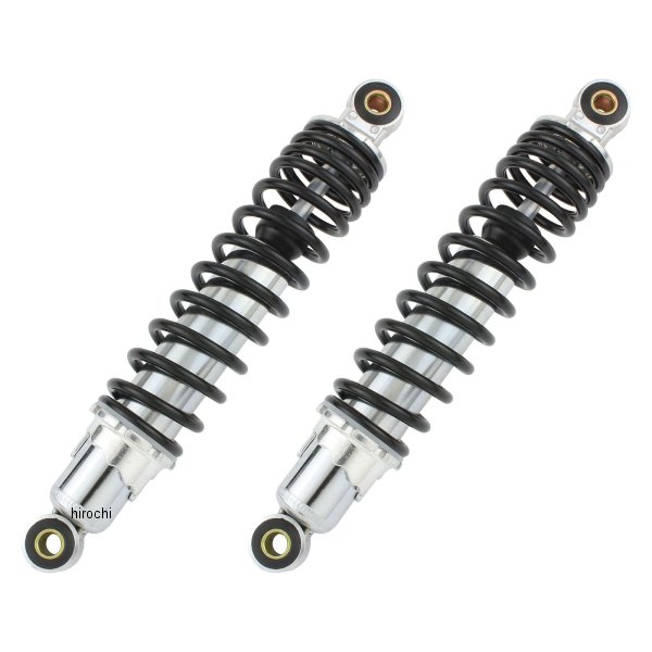 【メーカー在庫あり】 シフトアップ SHIFTUP リアショック 280mm 2本売り モンキー メッキ/ブラック 205280-36-10 JP店