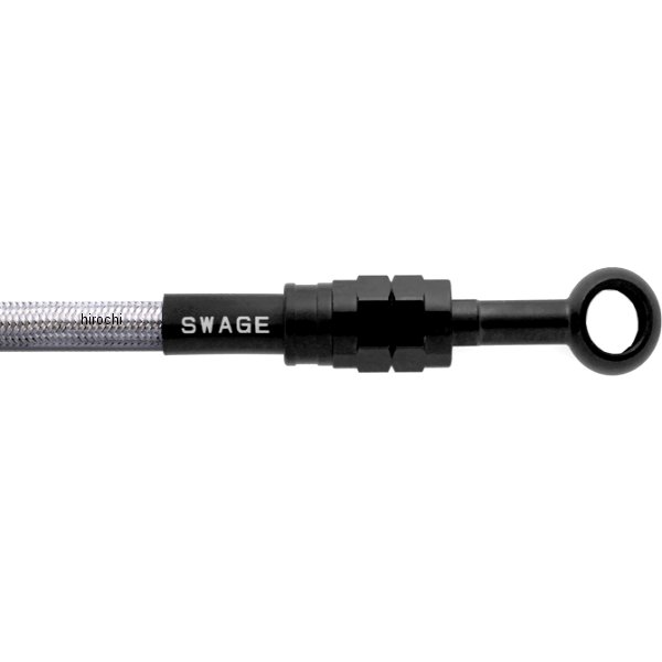 【メーカー在庫あり】 スウェッジライン SWAGE-LINE PRO Fホースキット バイピース ステン黒/クリア 22年-23年 YZF-R7 BTP382FB JP店