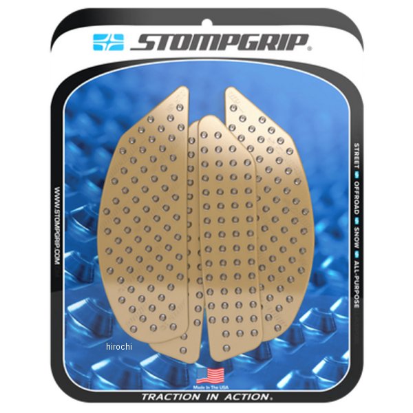 ストンプグリップ STOMPGRIP トラクションパッドタンクキット VOLCANO 22年-23年 MT-10 クリア 55-10-0203C JP店｜株式会社ヒロチー商事 店