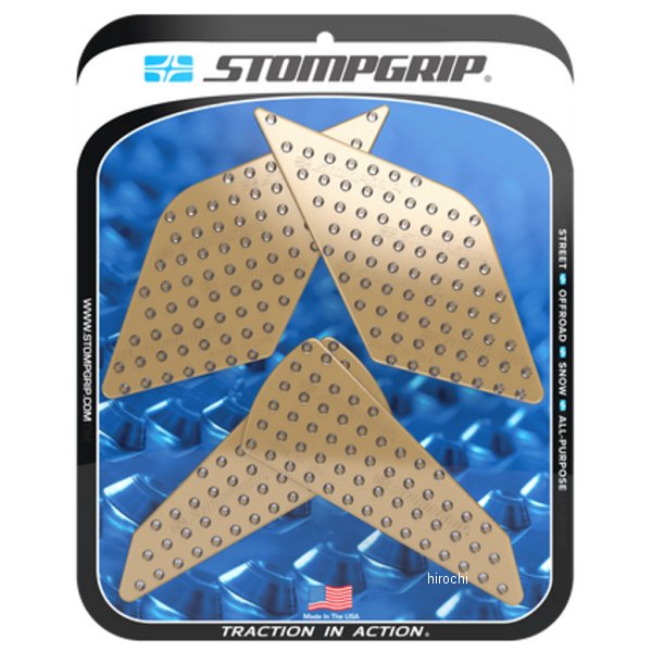 ストンプグリップ STOMPGRIP トラクションパッドタンクキット VOLCANO 23年 Ninja ZX-4RR、Ninja ZX-4R SE クリア 55-10-0204C JP店