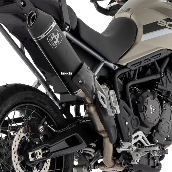 アロー ARROW スリップオンマフラー Veloce 20年-23年 TIGER850 Sport アルミダーク ヒートシールド付き 72504VAN JP店