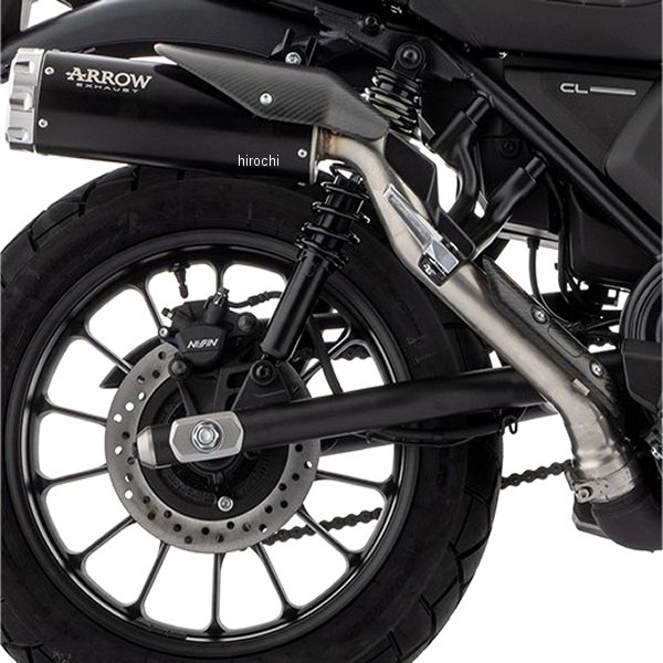 アロー ARROW スリップオンマフラー Rebel 23年 CL500 ステンダーク/アルミポリッシュエンド 74513RBA JP店