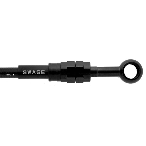 【メーカー在庫あり】 スウェッジライン SWAGE-LINE PRO リアホースキット 24年 Ninja ZX-4RR、ZX-4RSE ステンブラック/黒 BTPB795R JP店