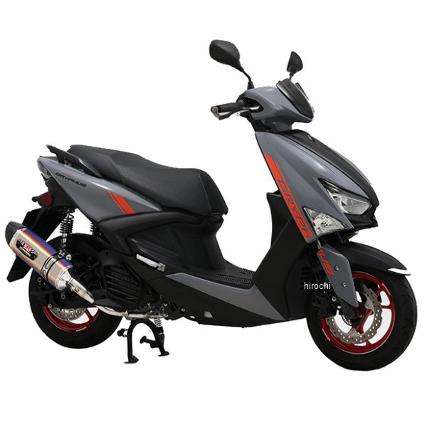 【メーカー在庫あり】 ヨシムラ フルエキゾースト 機械曲R-77Sサイクロン EXPORT SPEC シグナス グリファス チタンブルー 110A-318-5180B JP店