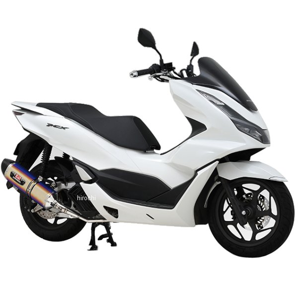 ヨシムラ フルエキゾースト 機械曲R-77Sサイクロン EXPORT SPEC 23年 PCX チタンブルー/カーボンエンド 110A-49F-5180B JP店｜株式会社ヒロチー商事 店