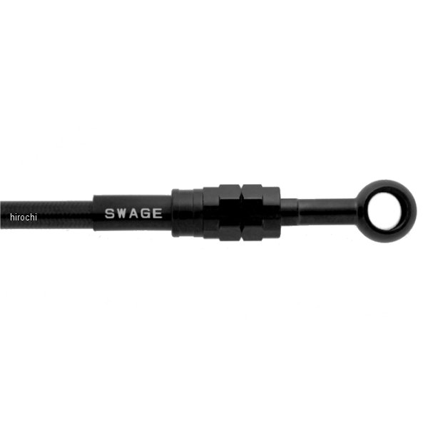 【メーカー在庫あり】 スウェッジライン SWAGE-LINE PRO フロントホースキット 23年 CBR250RR ステンブラック/ブラック BTPB0056FS JP店