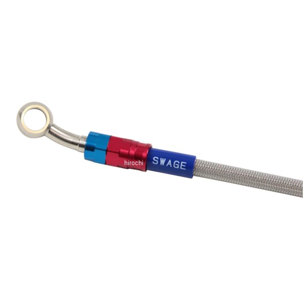 【メーカー在庫あり】 スウェッジライン SWAGE-LINE PRO フロントホースキット 23年 CBR250RR 赤＆青/クリア SAP0056FS JP店｜株式会社ヒロチー商事 店
