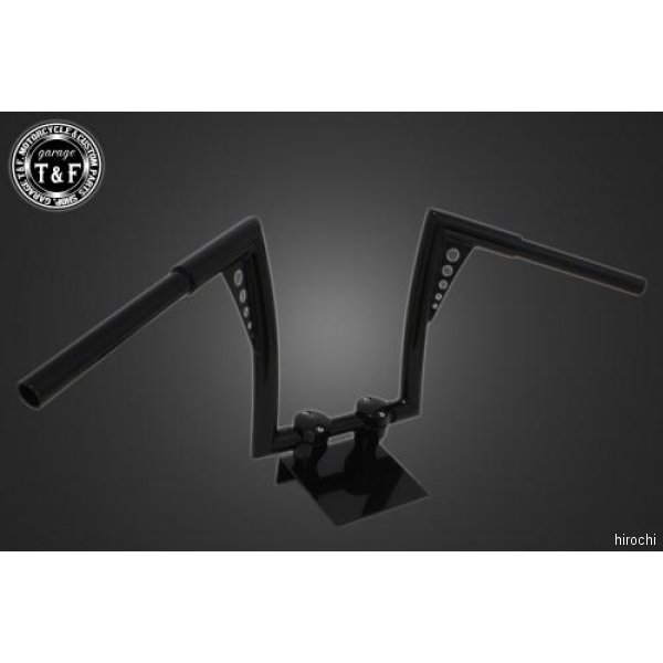 ガレージT＆F 極太バットマンハンドル 12インチ 25.4mm(1インチ)ハンドル ブラック 511307 JP店