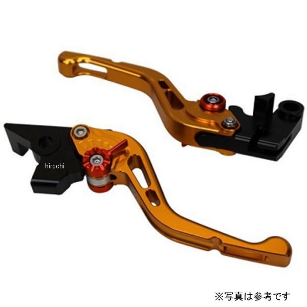 【メーカー在庫あり】 ユーカナヤ U-KANAYA ビレットレバーセット GPタイプ ショート 19年以降 MT-15 インド仕様 ゴールド YA064-142-0602 JP店
