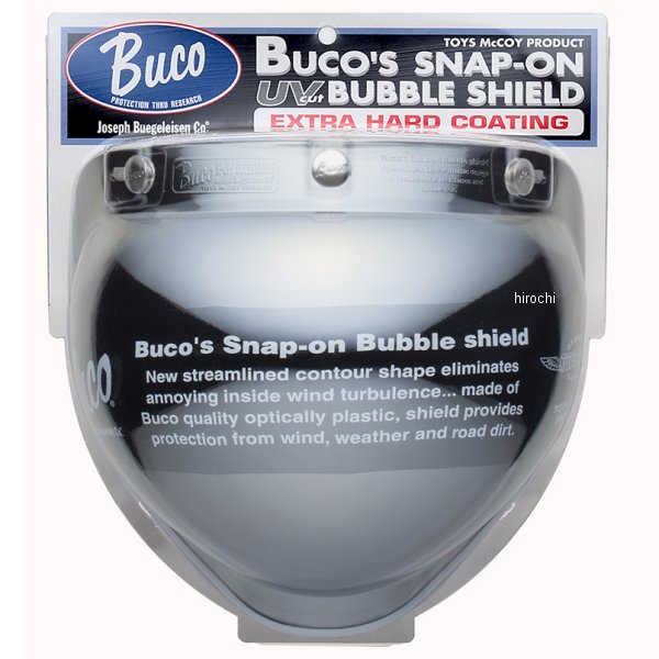 【メーカー在庫あり】 ブコ BUCO スナップオンバブルシールドEXハードコート クローム 01071BSSBCECM JP店|株式会社ヒロチー商事 店