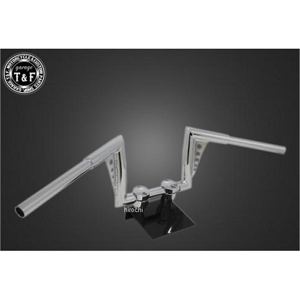 ガレージT＆F 極太バットマンハンドル 8インチ 25.4mm メッキ 511301 JP店画像