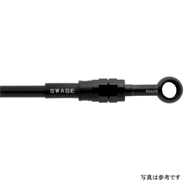 【メーカー在庫あり】 スウェッジライン SWAGE-LINE PRO フロントホースキット 21年-22年 ZX-25R ステンレスブラック/黒 BTPB789FS JP店
