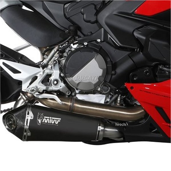ミヴ Mivv スリップオンマフラー 触媒あり DELTA RACE BLACK 22年-23年 StreetfighterV2 ブラック D.046.LDRB-ACC.045.A1-SfighterV2 JP店