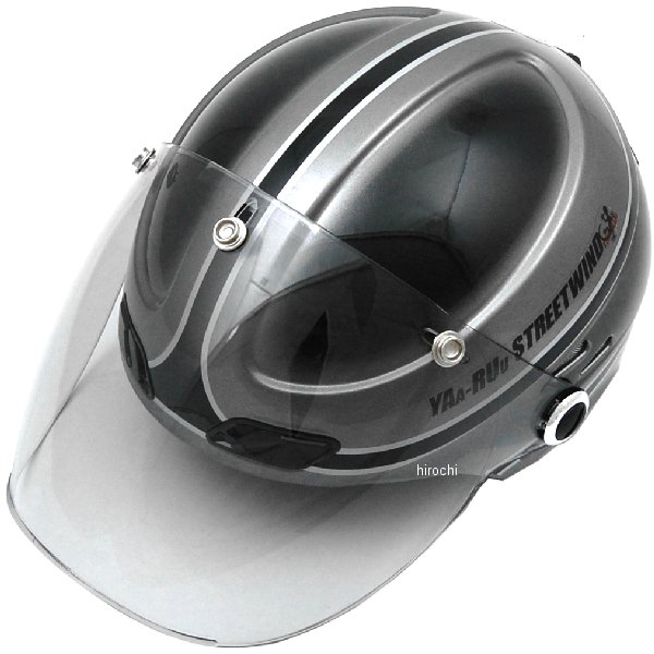 【メーカー在庫あり】 TNK工業 ハーフヘルメット STR-Z JT シルバー/黒 フリーサイズ(58-59cm) 4984679511172 JP店