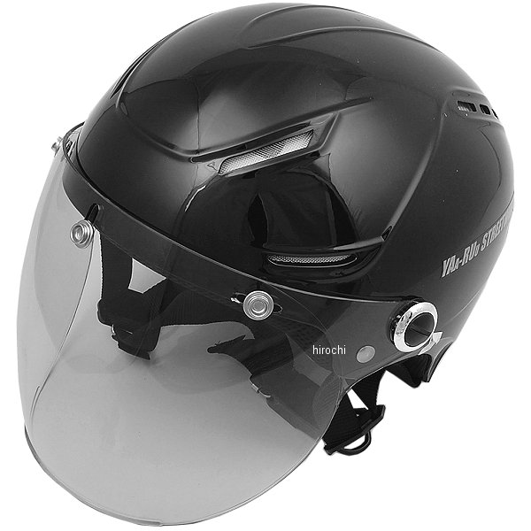 【メーカー在庫あり】 TNK工業 ハーフヘルメット STR-X JT 黒 ビッグサイズ(60-62cm) 4984679511776 JP店