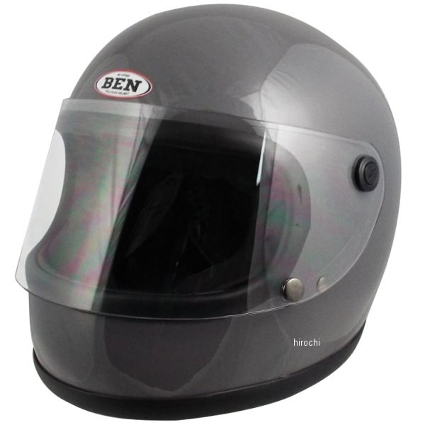 【メーカー在庫あり】 TNK工業 フルフェイスヘルメット B-60 ヴィンテージフルフェイスヘルメット クラシックグレー フリーサイズ(58-59未満) 4984679512681 JP店