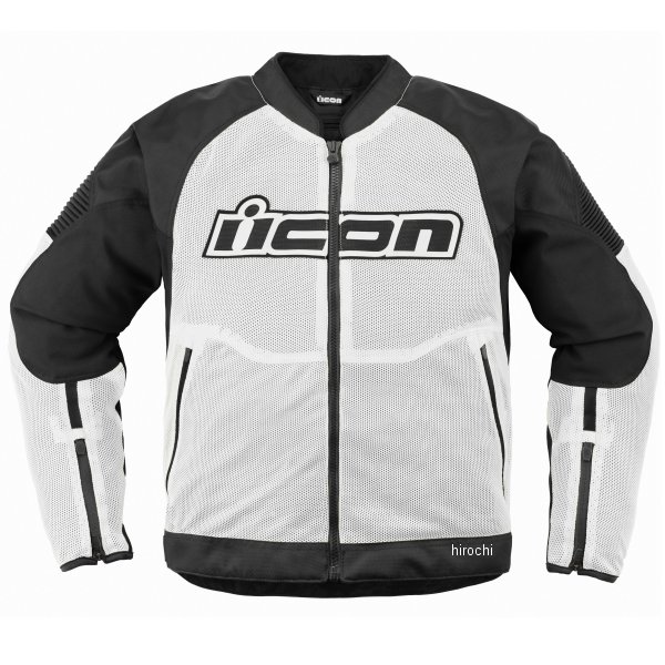 アイコン ICON 2024年春夏モデル ジャケット オーバーロード3 メッシュ 白 Sサイズ 2820-6736 JP店画像