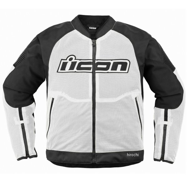 アイコン ICON 春夏モデル ジャケット オーバーロード3 メッシュ 白 3Xサイズ 2820-6741 JP店|株式会社ヒロチー商事 店