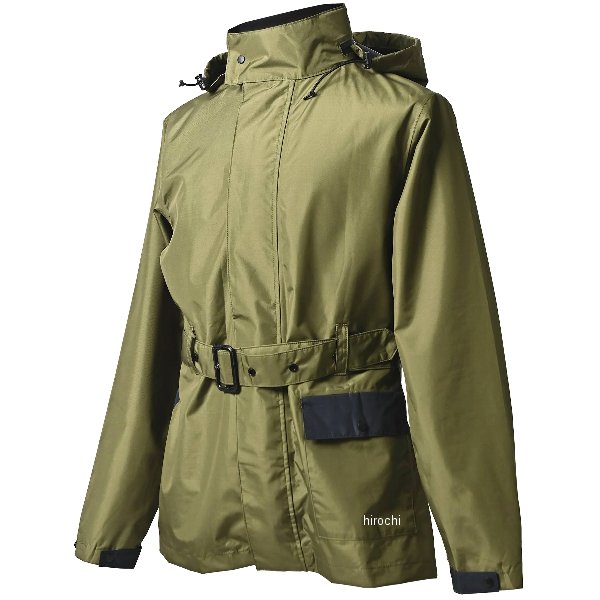 ライズ RIDEZ マイクロレインコート オリーブ 3Lサイズ MCR05 JP店