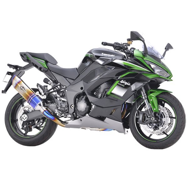 アールズギア リアルスペック フルエキゾースト シングル UP タイプ Ninja 1000SX 20年以降 チタンドラッグブルー RK36-TUSD JP店