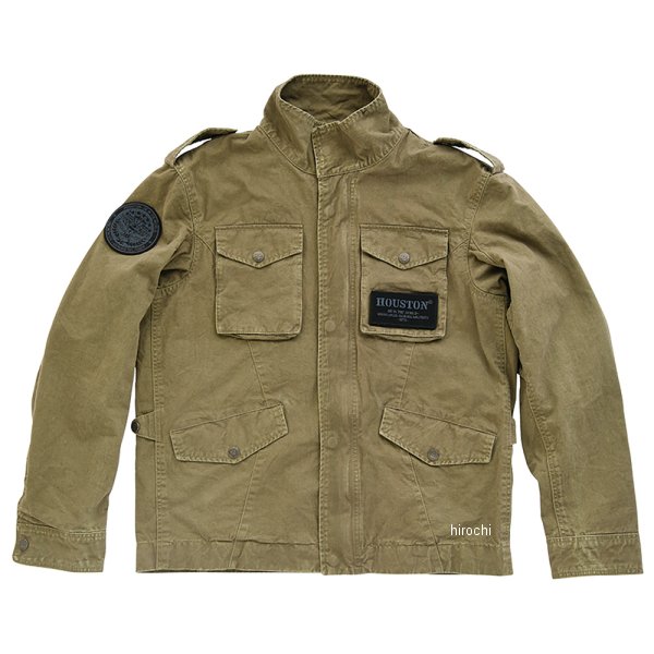 HTVA-2312S ヒューストン HOUSTON 春夏モデル コットンジャケット M-65 M/C カーキ Sサイズ HTVA2312SKHS JP店