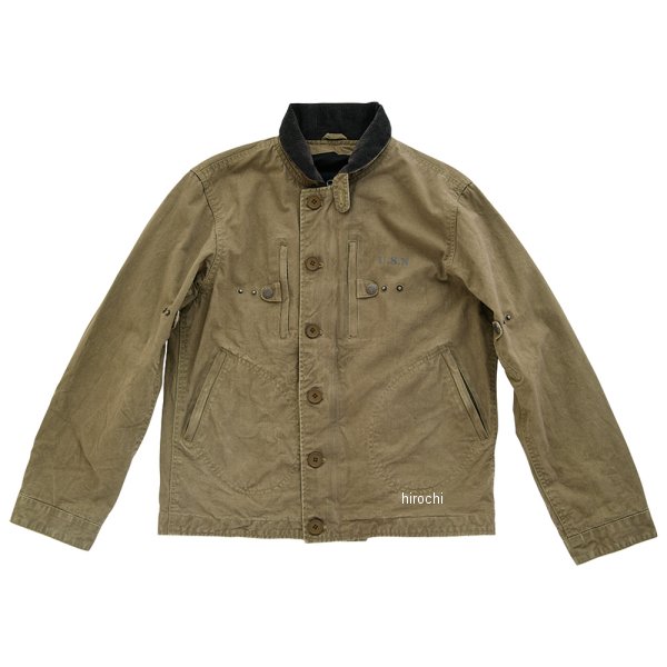 HTVA-2313S ヒューストン HOUSTON 春夏モデル コットンジャケット N-1 M/C カーキ Lサイズ HTVA2313SKHL JP店|株式会社ヒロチー商事 店