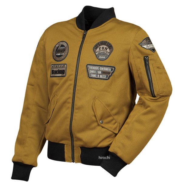 【メーカー在庫あり】 デグナー DEGNER 2024年春夏モデル メッシュMA-1ジャケット ブラウン Mサイズ 24SJ-2 JP店