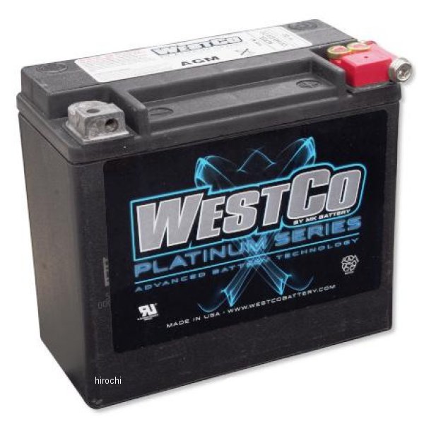 【即納】 ウエストコ WESTCO バッテリー Platinum 12V/18Ah YTX20L-BS、YB18L-A互換品 WCP20L JP店|株式会社ヒロチー商事 店