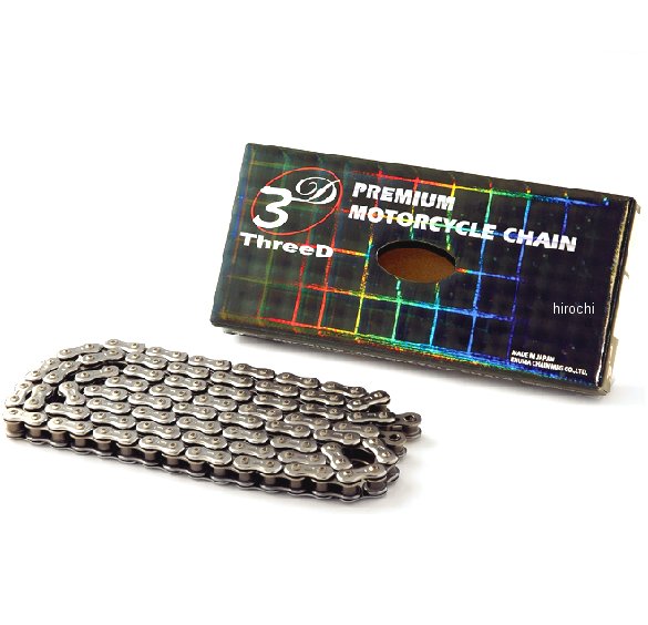 EKチェーン 江沼チェーン ThreeD 520Z 106L カシメジョイント シルバー 4571291801509 JP店