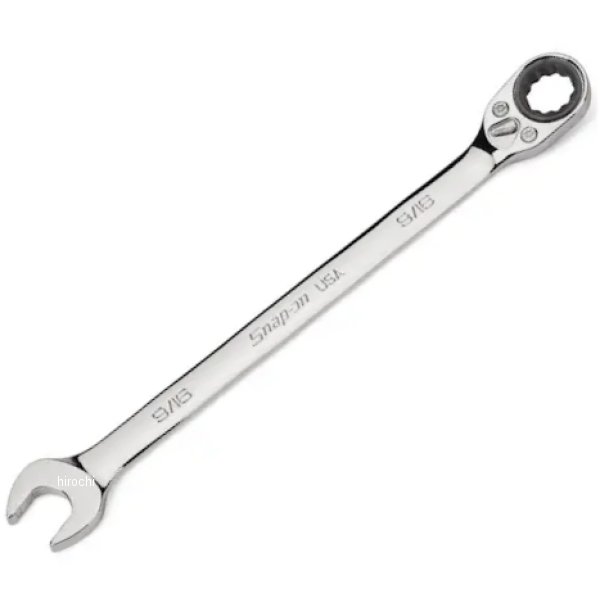 スナップオン Snap-on 9/16インチ 12ポイント フランクドライブ プラス リバーシブル ラチェット コンビネーションレンチ SOXRR18A JP店