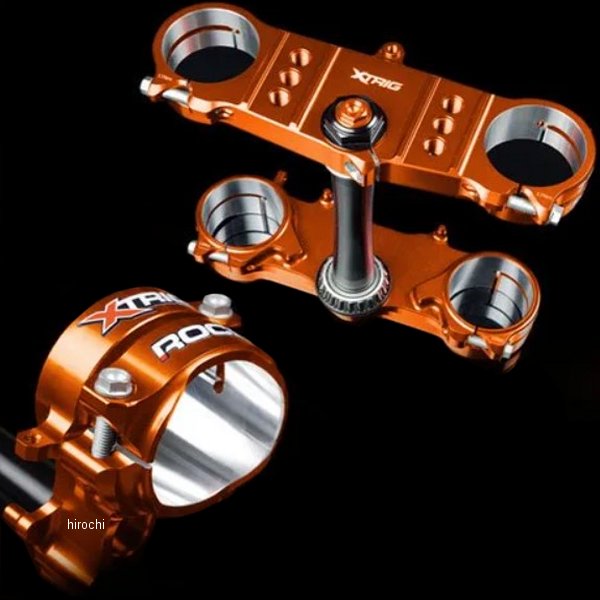 テクニクス Technix XTRIG トリプルクランプキット ROCS PRO 03年-22年 KTM SX125 オフセット=20-22 オレンジ 40502009 JP店｜株式会社ヒロチー商事 店