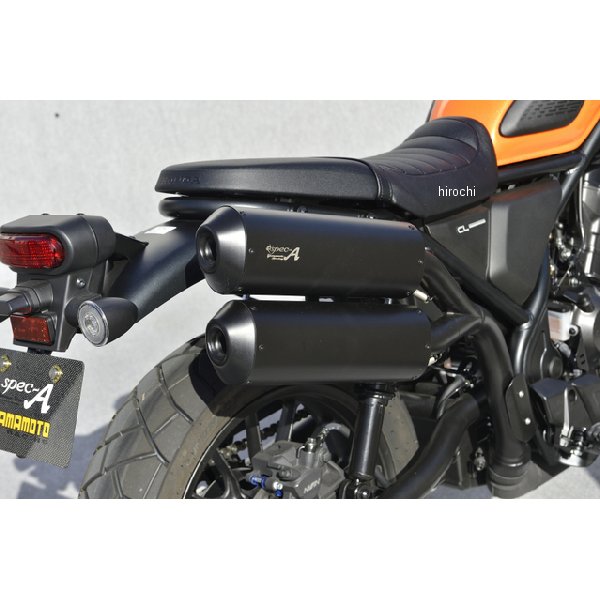 10270-02NON ヤマモトレーシング CL250 SPEC-A スリップオンマフラー TWIN JMCA認証 4521717009392 JP店