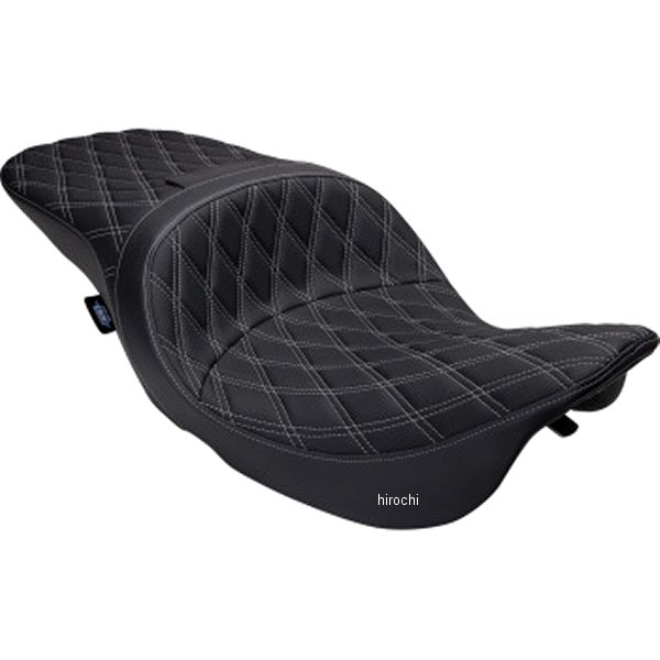 【USA在庫あり】 DRAG シート フリーダム ツーリング ダブルダイヤモンド 97年-06年 FLHR 黒/シルバーステッチ 0801-1506 JP店 66,896円