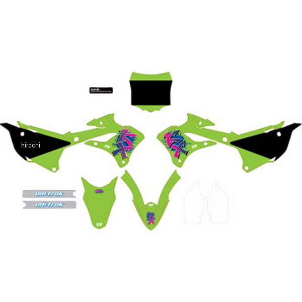 【USA在庫あり】 D'cor Visuals グラフィックキット KX RETRO 22年-24年 KX85、KX112 4302-7207 JP店｜株式会社ヒロチー商事 店