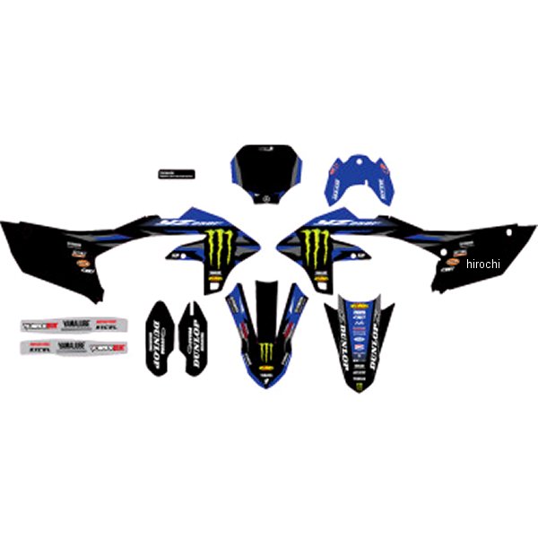 【USA在庫あり】 D'cor Visuals グラフィックキット モンスターエナジー スター 24年 YZ250F 4302-7231 JP店
