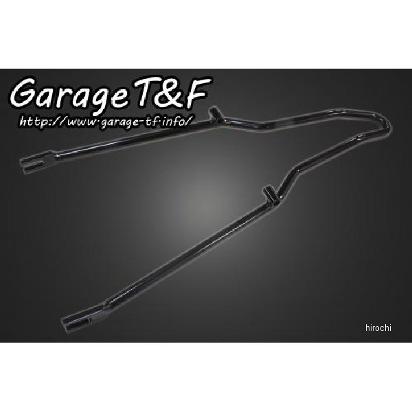 ガレージT＆F フラットフェンダー専用シーシーバー ロング シャドウ400 ブラック 602105 JP店