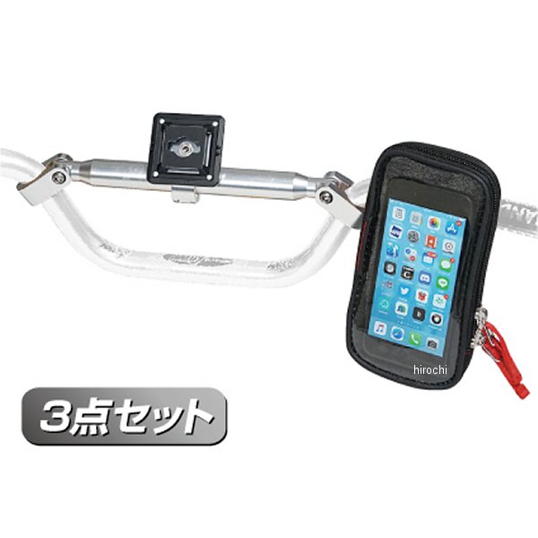 【メーカー在庫あり】 ラフ&ロード モバイルマウントセット ブレースタイプ 3点 ゴールド HH01MS-GD JP店｜株式会社ヒロチー商事 店