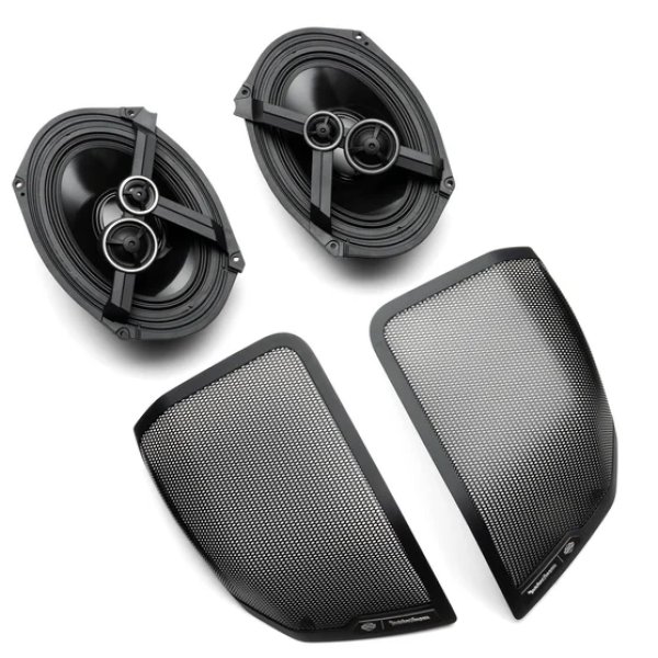 ハーレー純正 Rockford Fosgate Stage II サドルバッグ スピーカー 24年以降 FLHX、FLTRXモデル 76001292 JP店