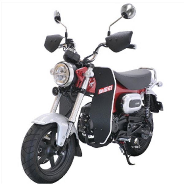 旭風防 AFレッグ風防 モール色ホワイト ダックス125 黒 DAX-02-W JP店