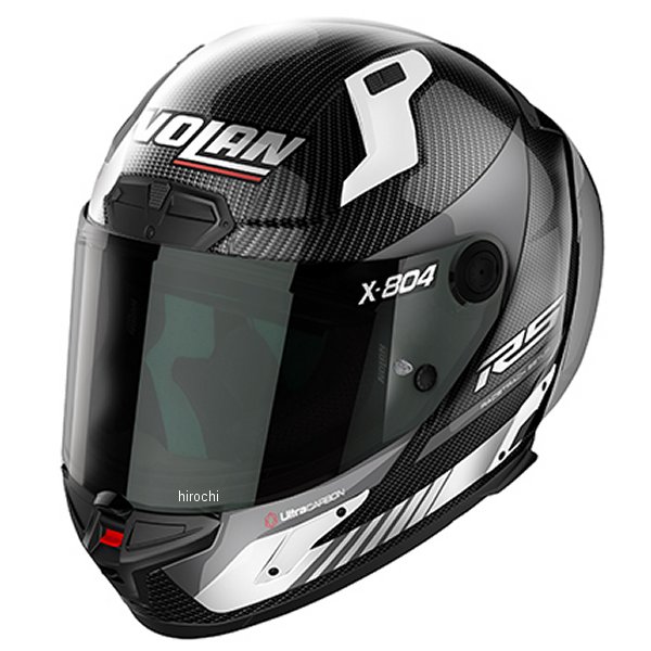 【メーカー在庫あり】 ノーラン NOLAN フルフェイスヘルメット X-804RS ULTRA CARBON STONER HOTLAP WHITE/12 XLサイズ 45531 JP店