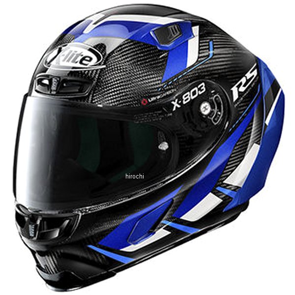 【メーカー在庫あり】 ノーラン NOLAN フルフェイスヘルメット X-803RS Ultra Carbon モトマスター 青/53 Mサイズ 33008 JP店｜株式会社ヒロチー商事 店