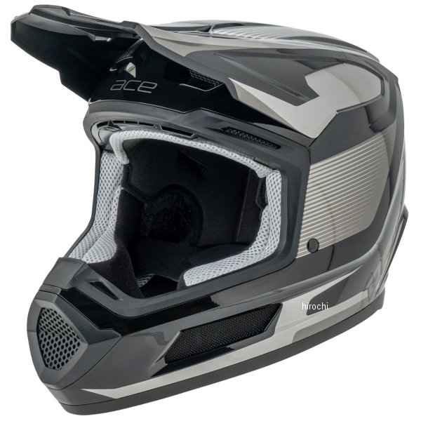 【メーカー在庫あり】 ディーエフジー DFG エースヘルメット 黒/シルバー XSサイズ C9615 JP店